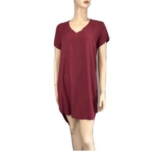 cloth & stone shirt dress rusty orange Shot Sleeve Size:M